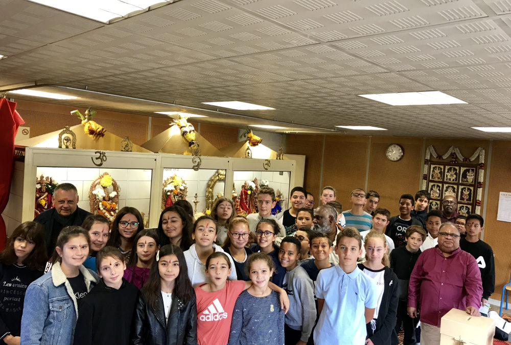 Journée d’itinérance religieuse des classes de 5ème de Saint Charles Rillieux-la-pape le mardi 24 septembre 2019